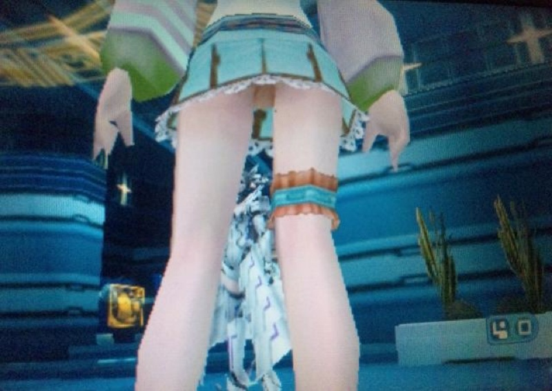 Illustration for article titled NSFW: A Phantasy Star Portable 2 Character Forgot Something